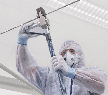 Soudage en salle blanche avec une tête fermée