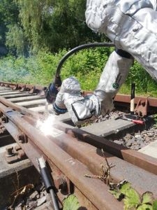 Rechargement de rails effectué avec le Flex e.bot