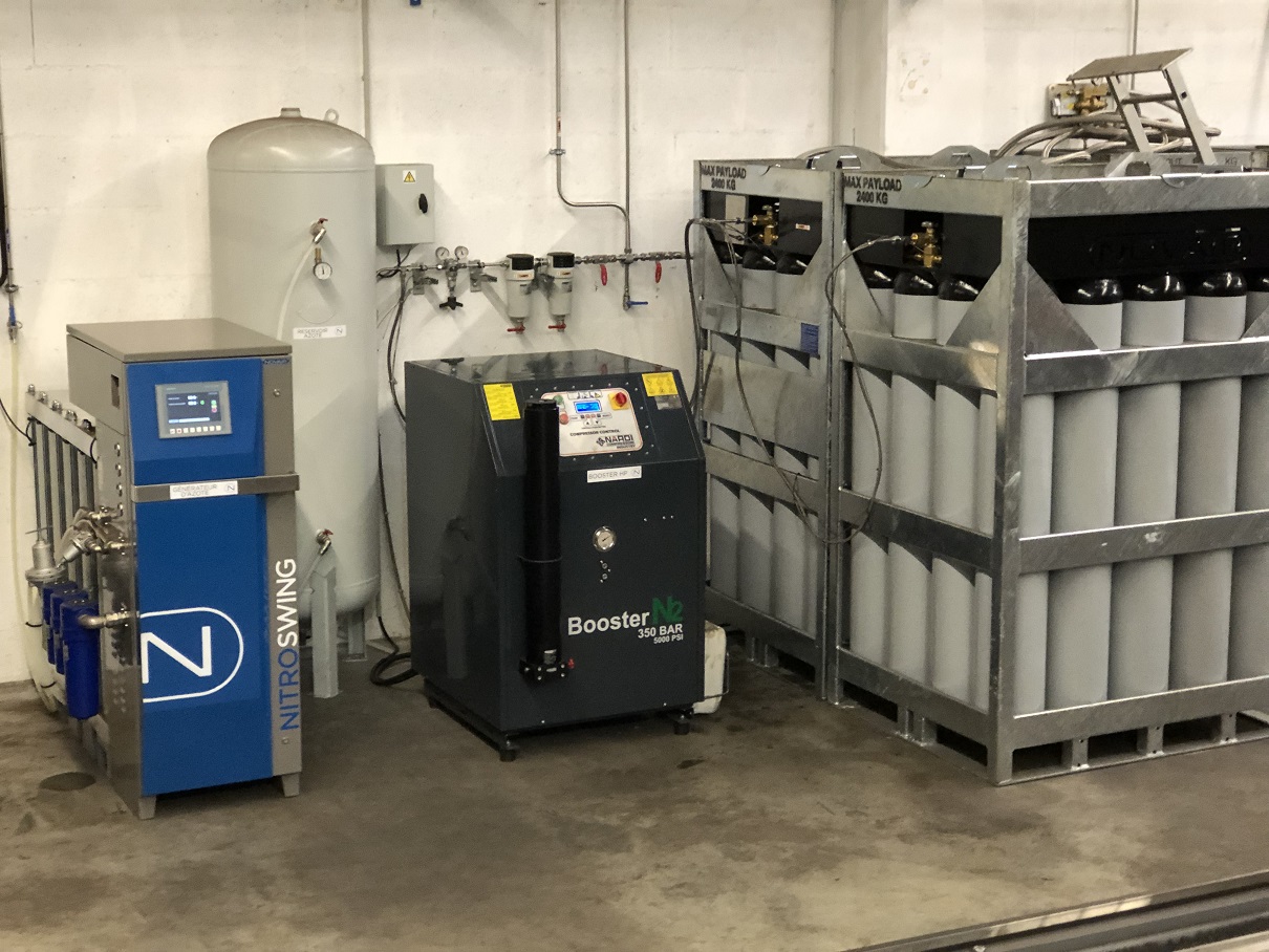 Installation générateur d'azote chez LPS