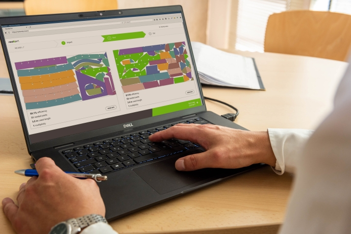 L'application web Nest&Cut d'Alma