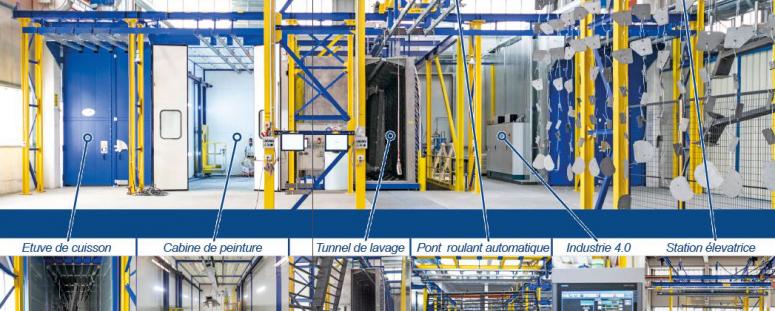 Equipement et l'installation de traitements de surface