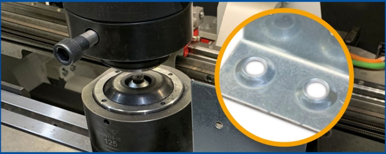 Le Brake Partner monté sur une presse plieuse