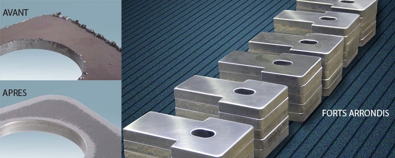 Forts arrondis et résultat avant-après