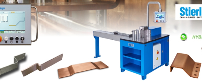 Plieuse horizontale hydraulique à commande numérique pour busbar