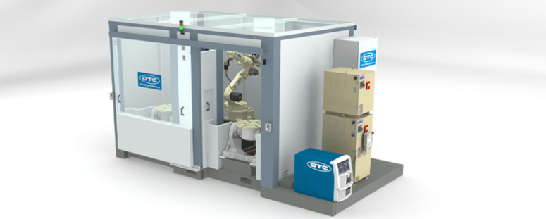 Cellule robotisée CUBE 5 pour un soudage circulaire de vos pièces par rotation simultanée sur les axes x et y