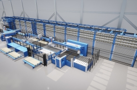 Ligne de production Prima Power : poinçonnage, cisaillage, panneautage,...