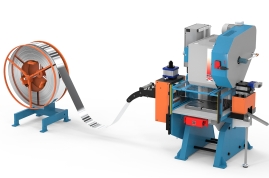 Lignes de production avec dérouleur, redresseur, amenage