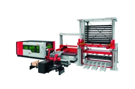 TCI Cutting intègre le tri intelligent des pièces et sa palettisation ultérieure dans son île de production automatisé 