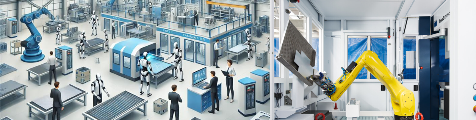 Robotic humanoid vu par Trumpf